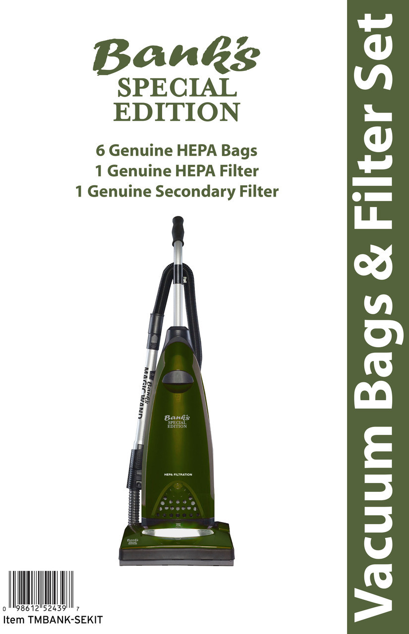 Bank's Vacuum Bags + Filter Set | Bank's Vac