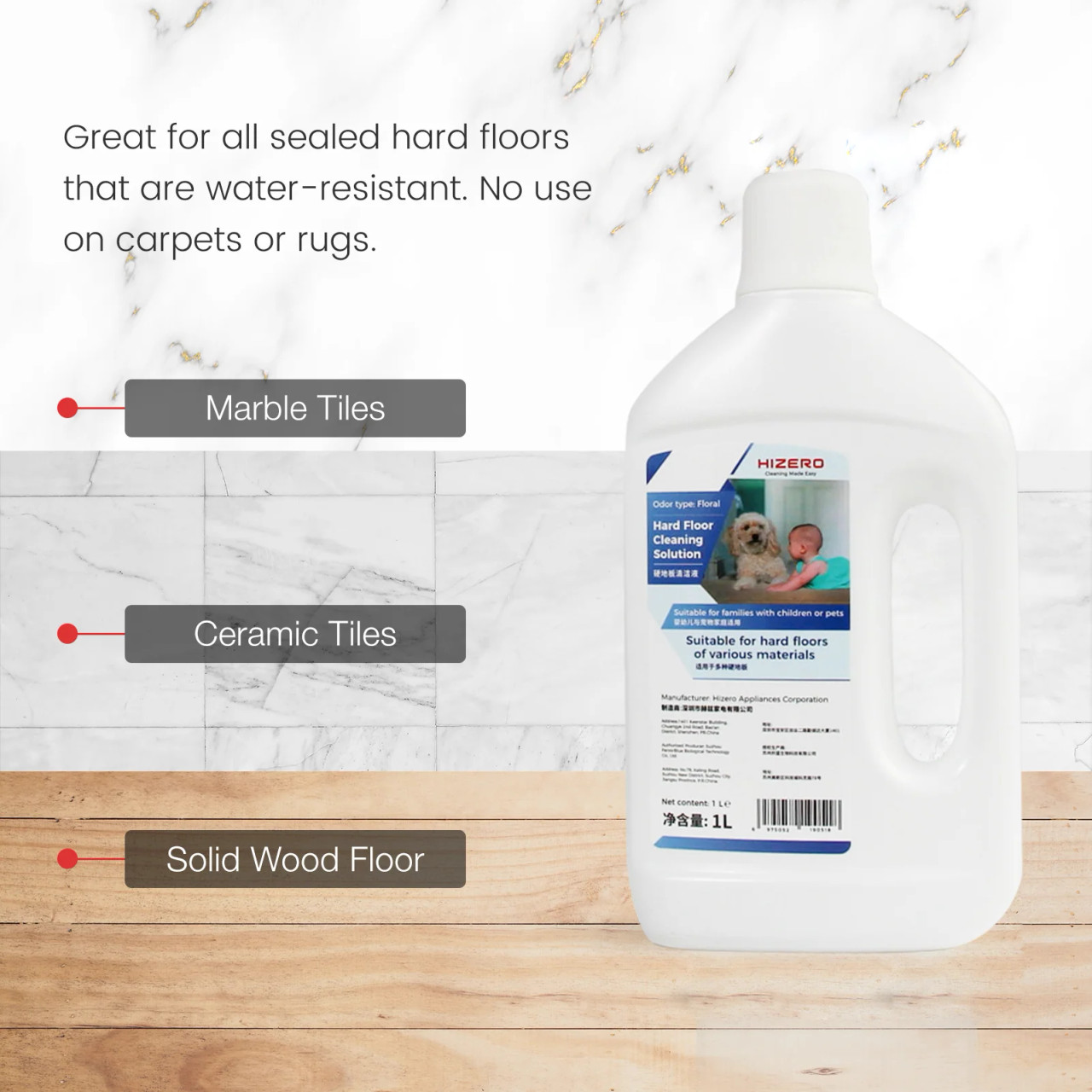 Hizero Hard Floor Cleaning Solution - Thumbnail 5