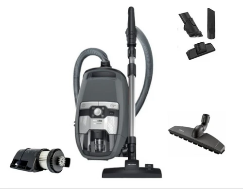 Miele Blizzard CX1 PureSuction Bagless Graphite Grey Vacuum with Attachments and Filtration