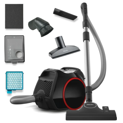 Miele Boost CX1 Pure Suction Bagless Obsidian Black Vacuum Attachments and Filtration