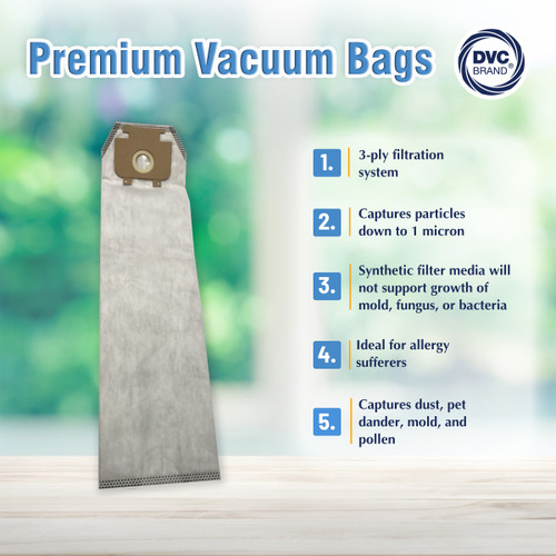 Oreck HEPA Odor Fighting Vacuum Bags For Magnesium – 6 Pack (LWPK60H)