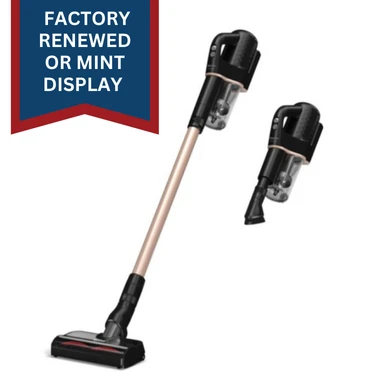 Miele Duoflex HX1 Total Care Obsidian Black R&D with Factory Renewed Banner