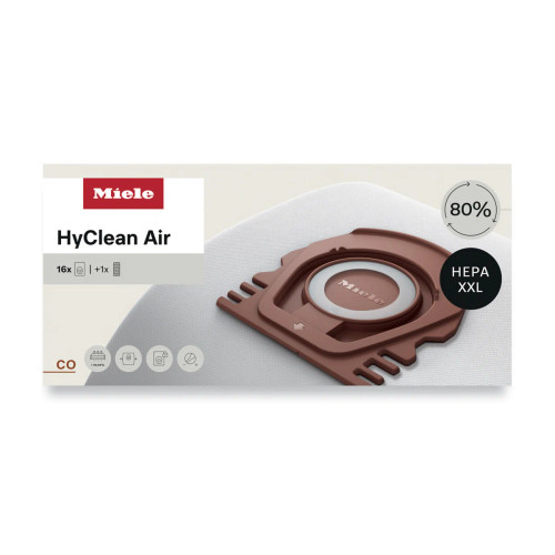 Miele CO Performance Pack HyClean Air - 16 Vacuum Bags & HEPA Filter