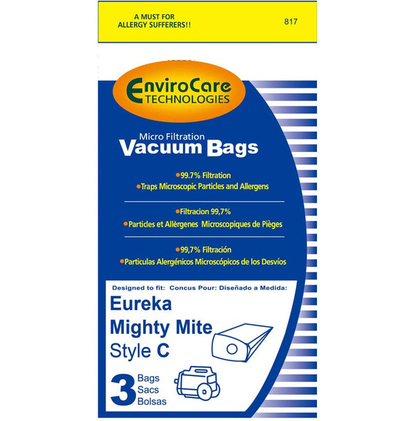 Eureka Micro Allergy Generic C Bags #817