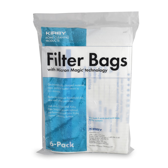 Kirby Allergen Reduction Filter Bags (6 Pack) 204811