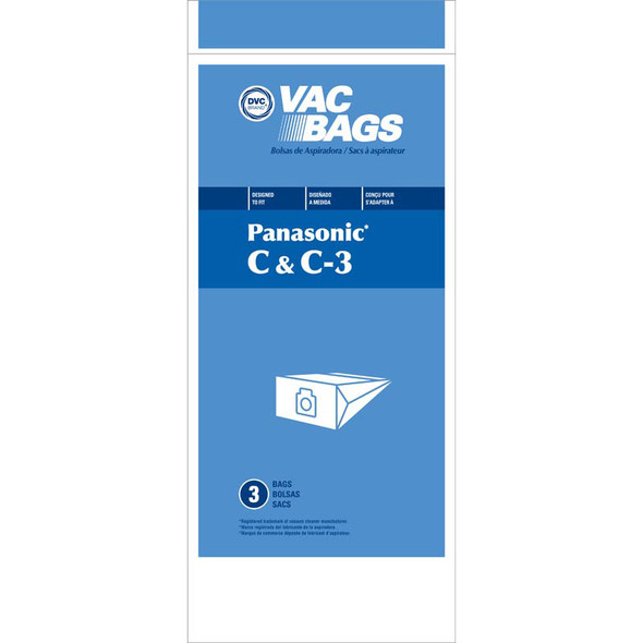 Panasonic Standard Filtration Generic C and C-3 Bags (pack of 3) 405485