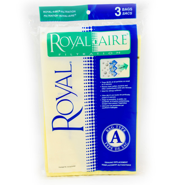 Royal Genuine A Bags MicroFresh/ RoyalAire Filtration (pack of 3) 3672075001