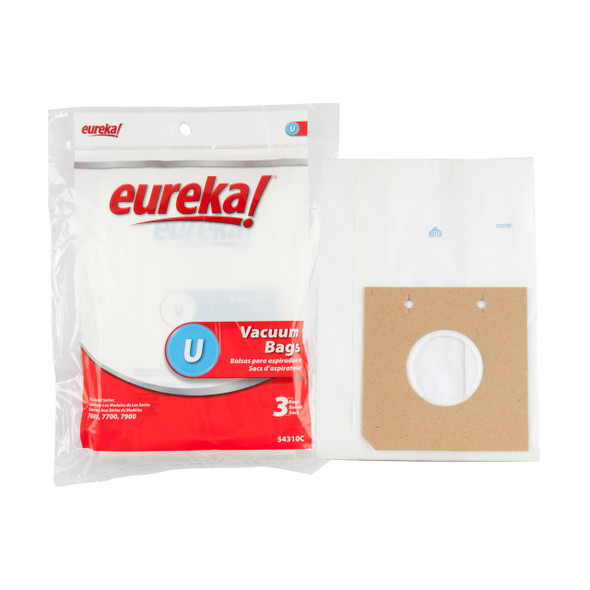 Eureka Standard Filtration Genuine U Bags (pack of 3) 54310A