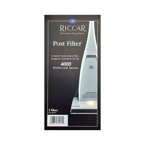 Riccar Electrostatic/Post Filters RF4-2 B222-0000  2 pk