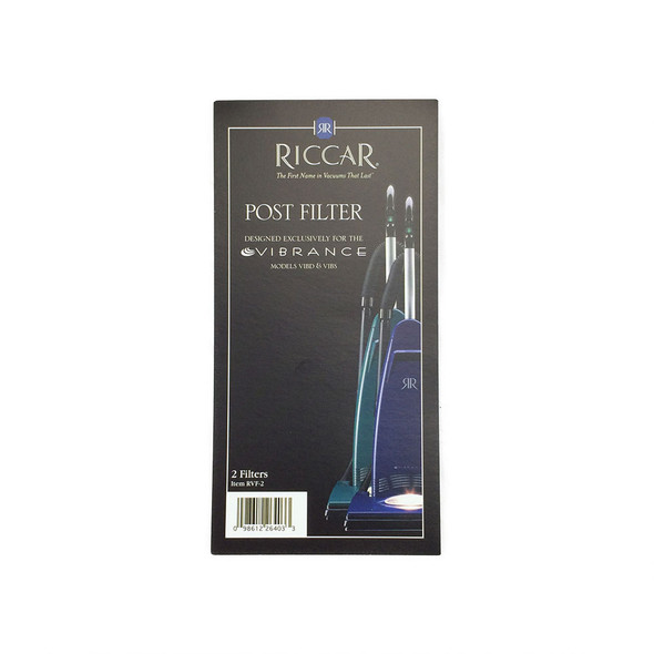 Riccar Vibrance Deluxe and Standard Electrostatic Post Filters RVF-2