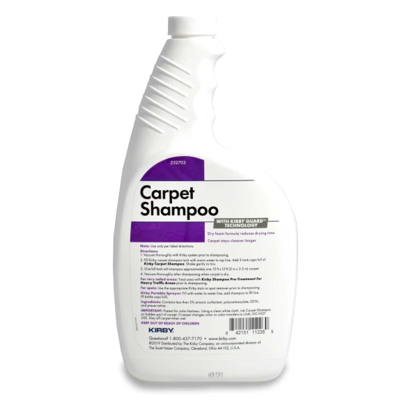 Kirby Foam Carpet Shampoo 32 Ounce 252703