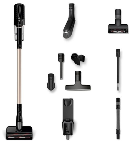 Miele Duoflex HX1 Total Care Obsidian Black Vacuum with Attachments and Parts