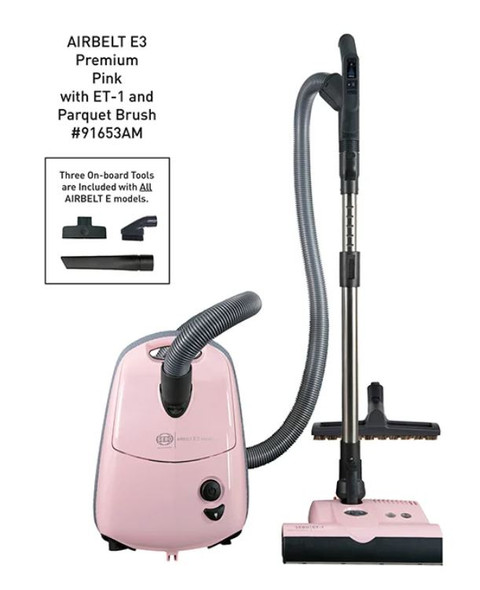 Copy of Sebo Airbelt E3 Premium Pastel Pink 91653AM 