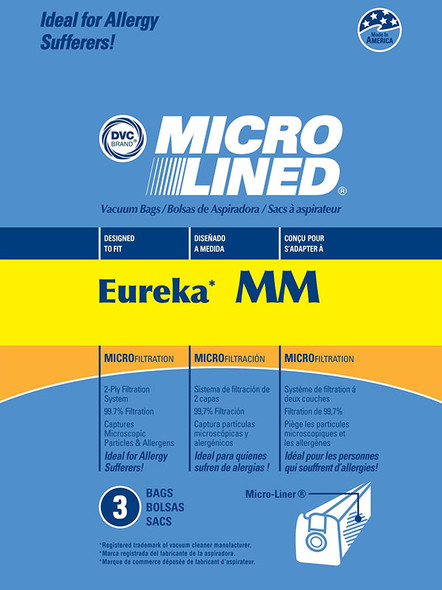 Eureka Micron Allergy Filtration Generic MM Bags (pack of 3) #448206