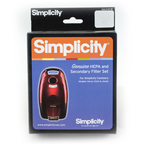 Simplicity HEPA Media and Secondary Filter Set SF-I8
