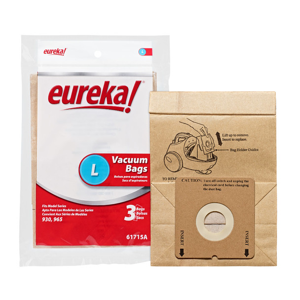 Eureka Standard Filtration Genuine L Bags (pack of 3) 61715