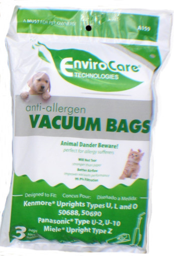 Kenmore Generic 50688 & 50690 Bags (pack of 3) A159