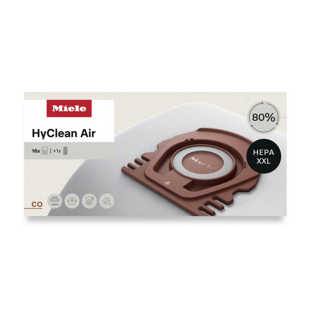 Miele CO Performance Pack HyClean Air - 16 Vacuum Bags & HEPA Filter