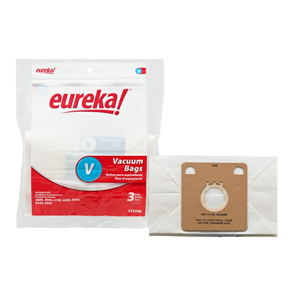 Eureka Standard Filtration Genuine V Bags (pack of 3) 52358A