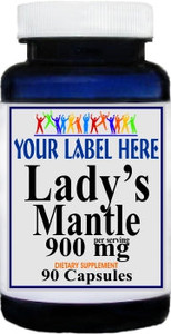 Private Label Lady's Mantle 900mg 90caps Private Label 12,100,500 Bottle Price