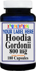 Private Label Hoodia Gordonii 800mg 180caps Private Label 12,100,500 Bottle Price
