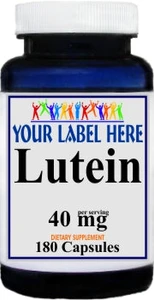 Private Label Lutein 40mg 180caps Private Label 12,100,500 Bottle Price