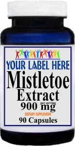 Private Label Mistletoe Extract 900mg 90caps Private Label 12,100,500 Bottle Price