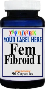 Private Label FemFibroid I 90caps Private Label 12,100,500 Bottle Price