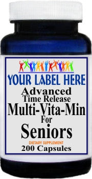 Private Label Advanced Multi-Vit-Min Seniors 200caps Private Label 12,100,500 Bottle Price