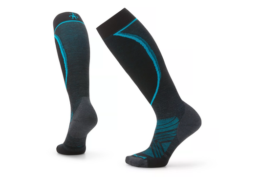 Smartwool Ski Targeted Cushion Over the Calf Socks Charcoal View