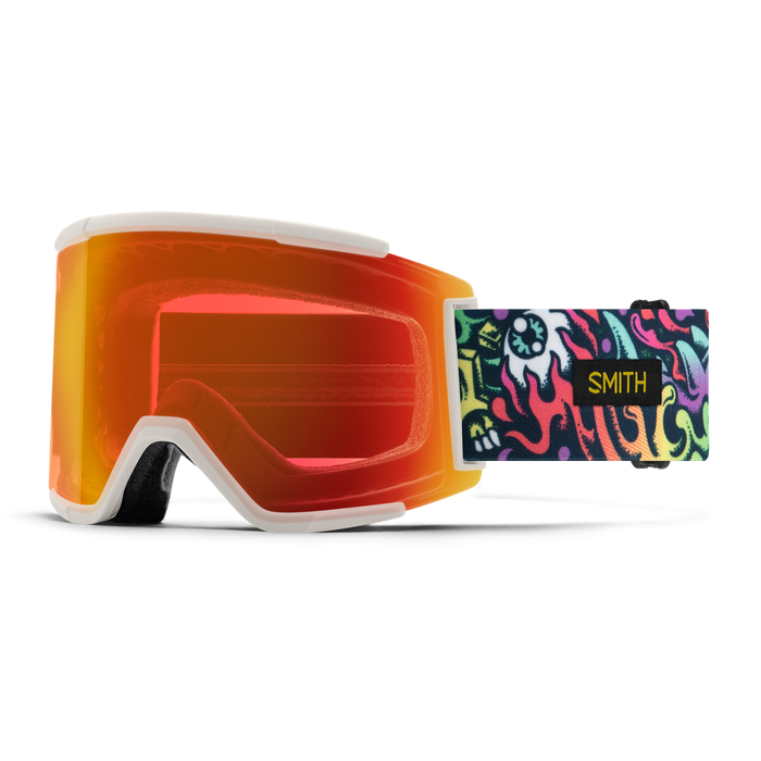 SMITH SQUAD XL イエローフレーム ゴーグル 交換レンズ2枚付き SMITH SQUAD XL イエローフレーム ゴーグル 交換レンズ2枚付き XL