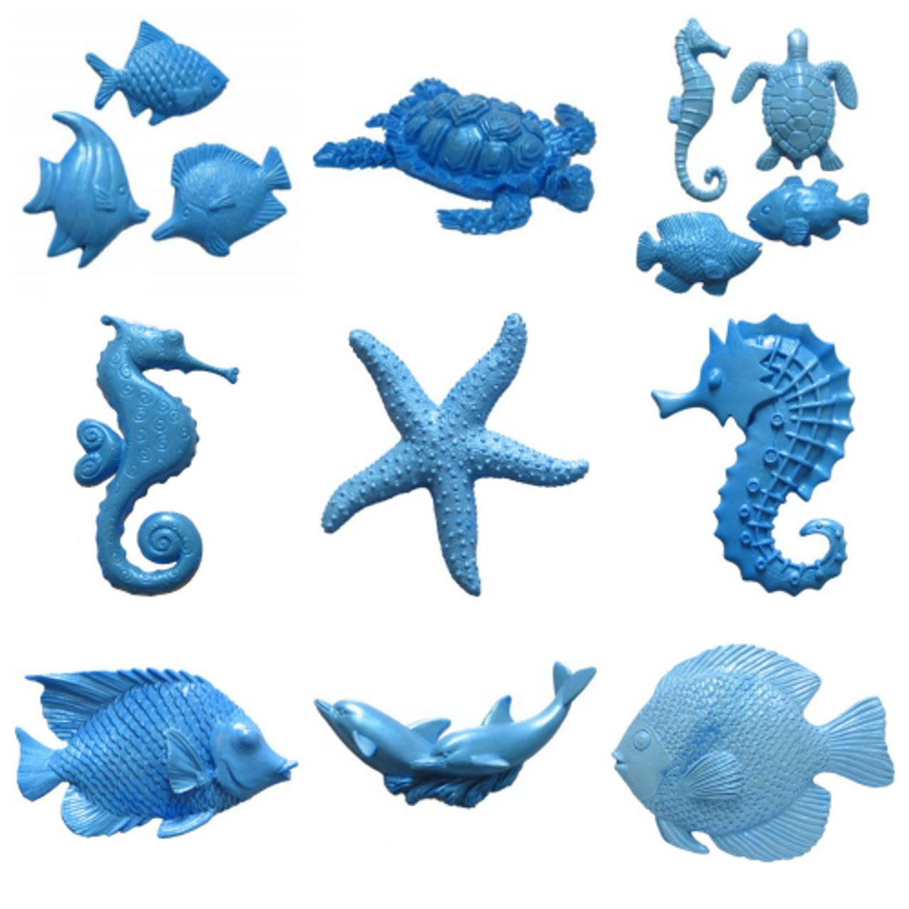 FIRST IMPRESSION MOLDS Sea Creatures Sea Theme Silicone Molds