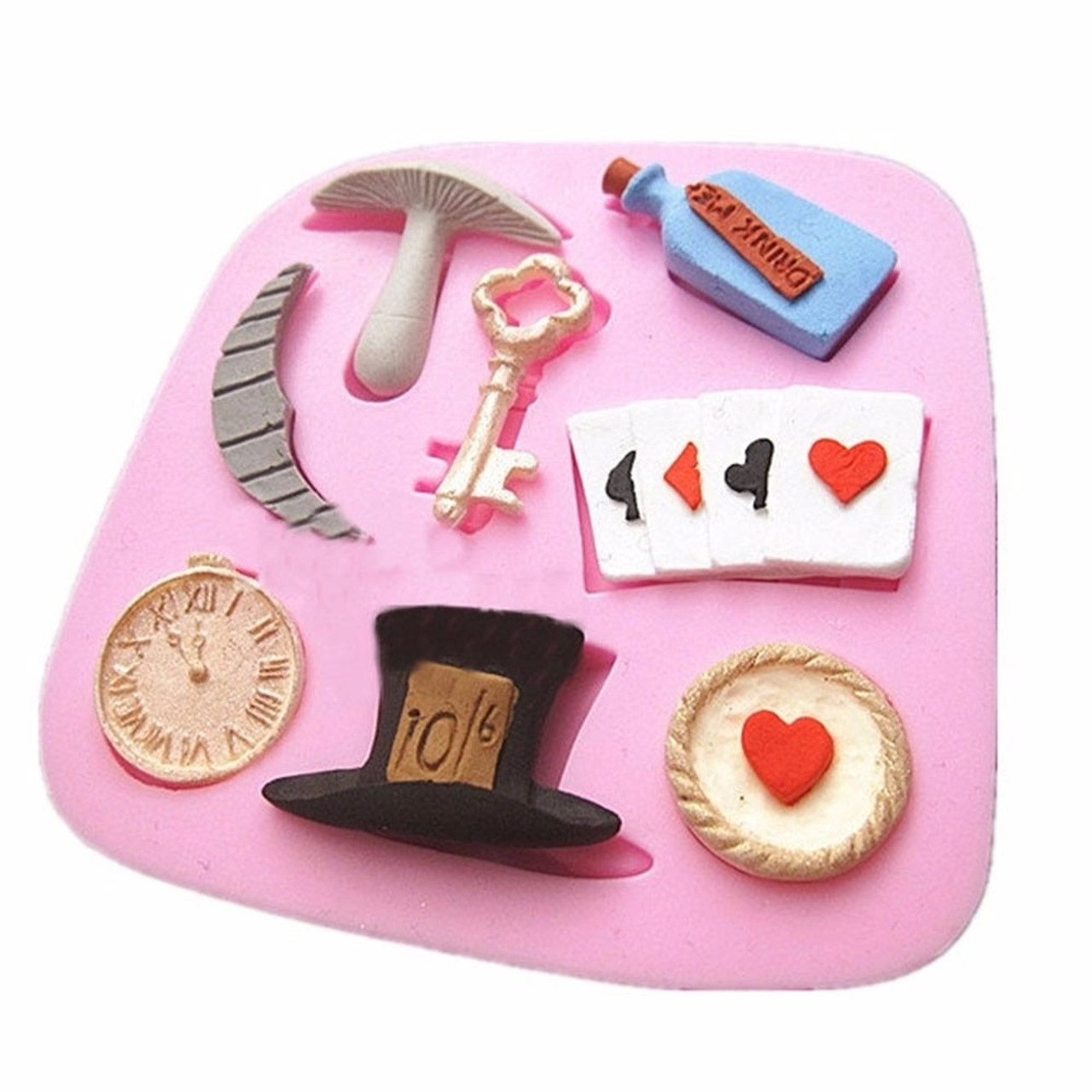 Mad Hatter / Alice in Wonderland Silicone Mould - Bake & Deco Warehouse