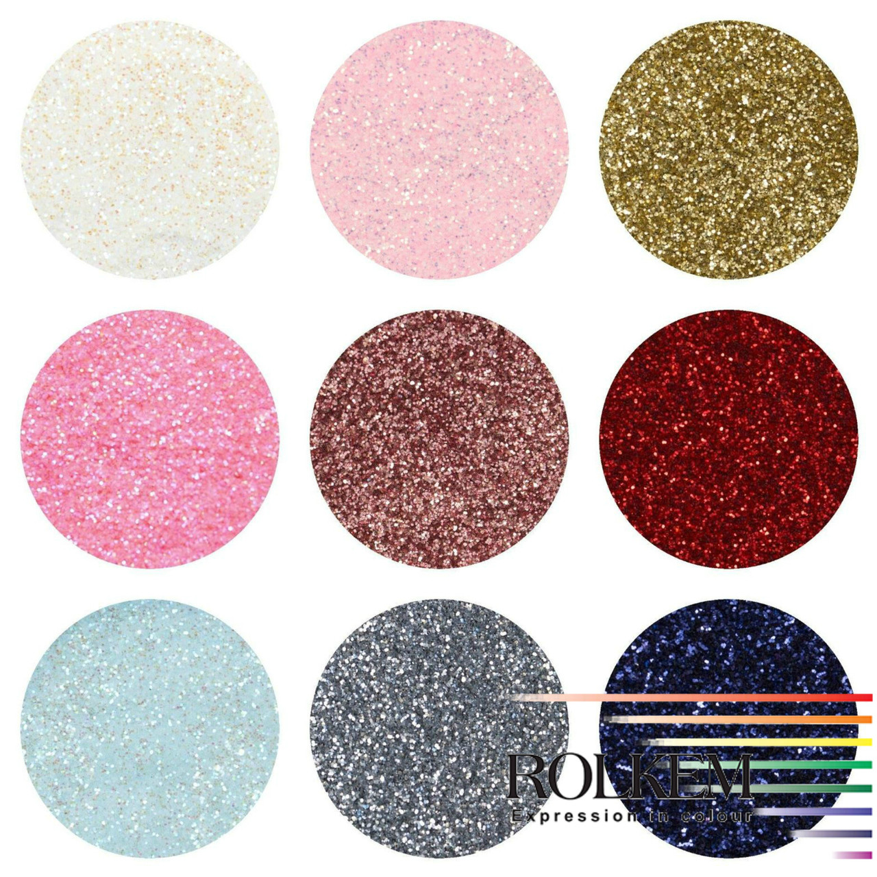 Rolkem Crystal Food Glitter High Glitter Food Dust For Cake