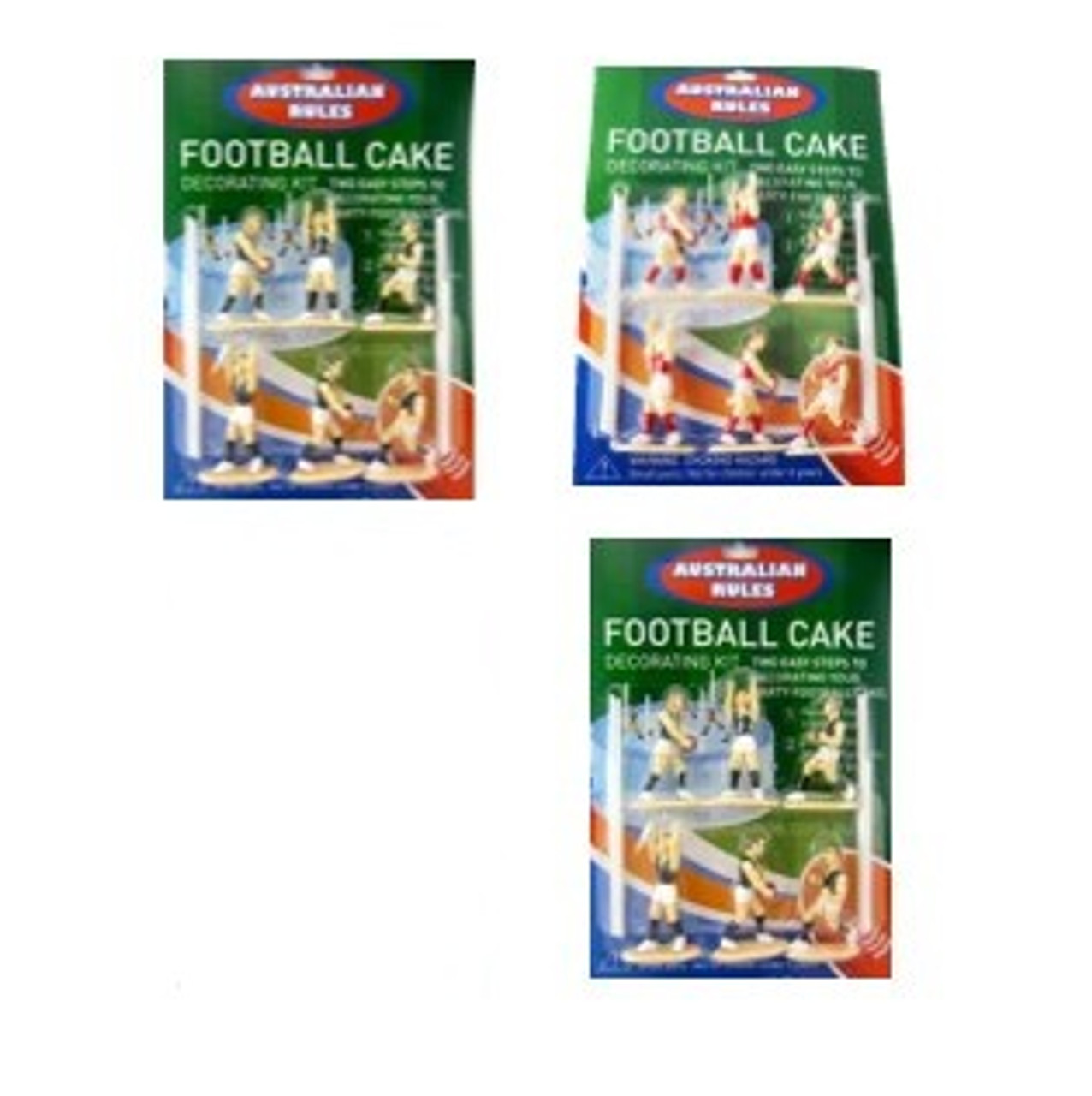 Cricket And Football Cake Topper Figurines