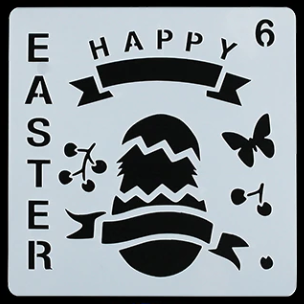 Easter Stencil - Style 6