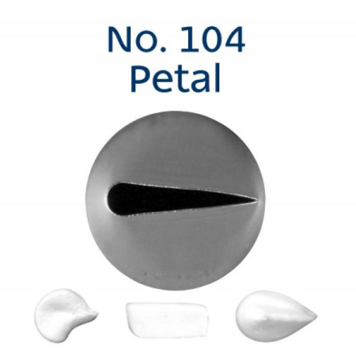 Wilton Petal Piping Tips Wilton 104 Tip Rose Piping Tip Rose Petal