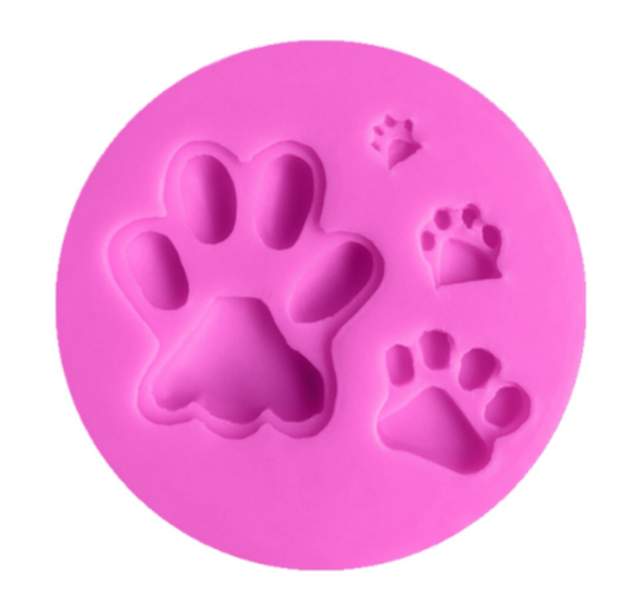 Silicone Mold Dog Paw Print