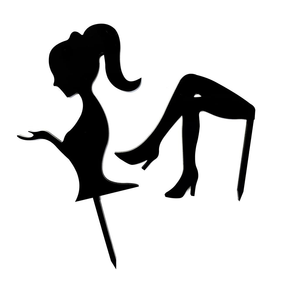 Party & Gifting Paper, Party & Kids Acrylic Sitting Girl Cake Topper Cake  Toppers & Picks eolane.ee