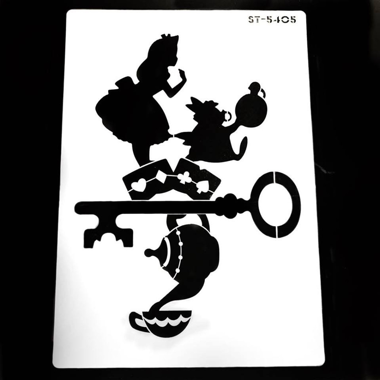Alice in Wonderland Cake Stencil alice-in-wonderland-cake-stencil