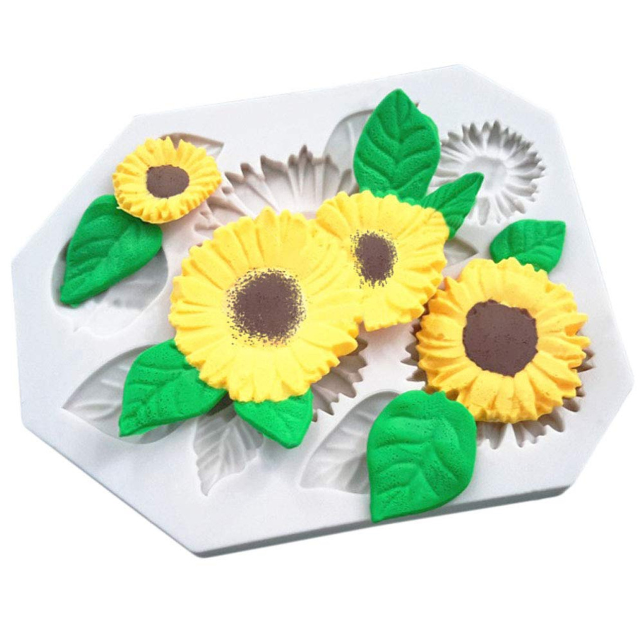 silicone sunflower mold