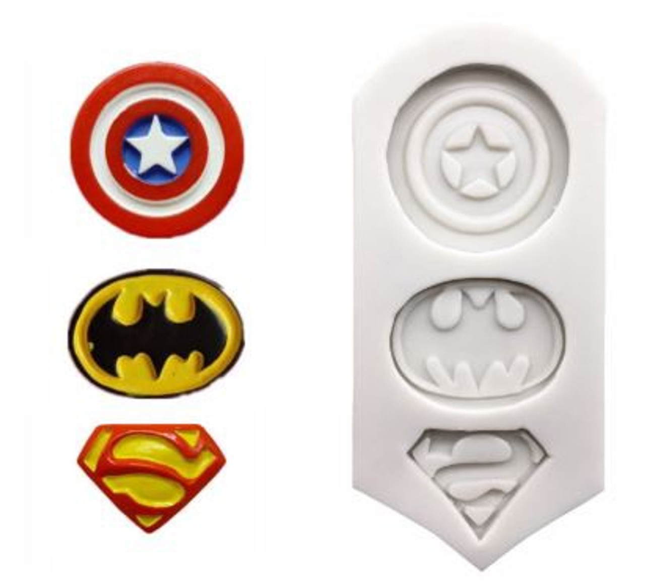 superhero cake molds