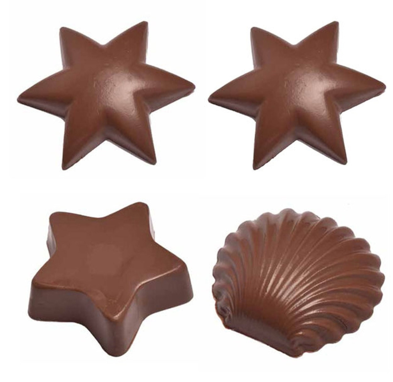 clam shell chocolate mold