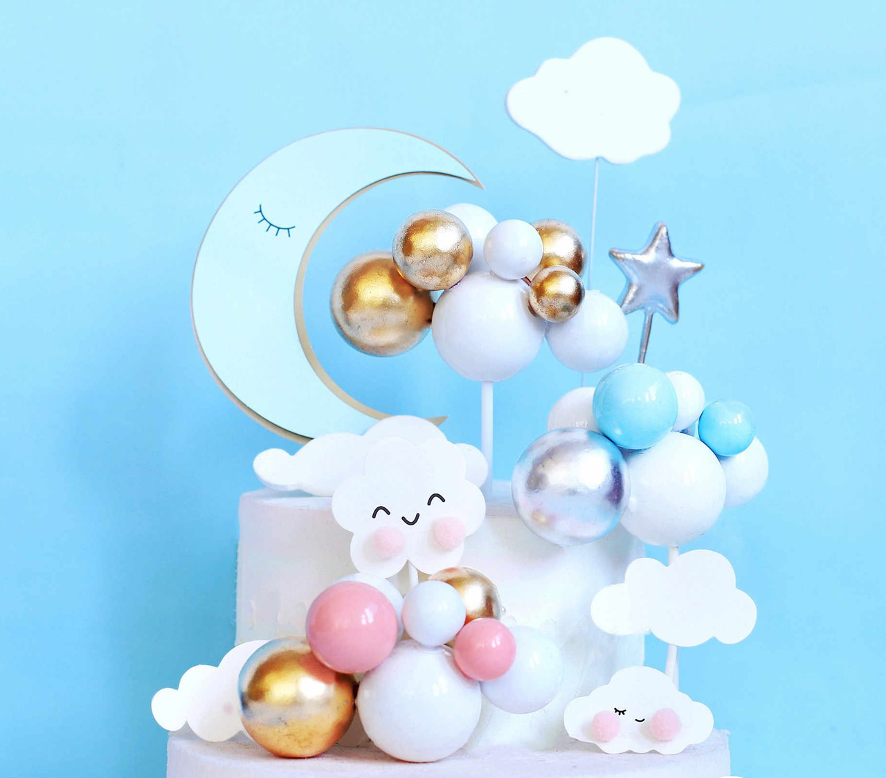 6 cái Balloon Design Cake Topper | SHEIN