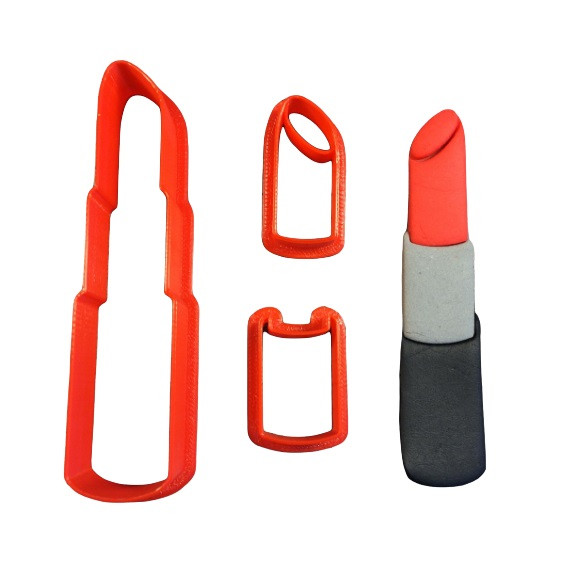 The American Cookie Cutter Company – Stampo Per Biscotti A Forma Di Rossetto, In Acciaio Stagnato, Made In USA - 3