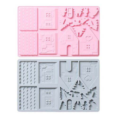 Small Christmas House Silicone Mold