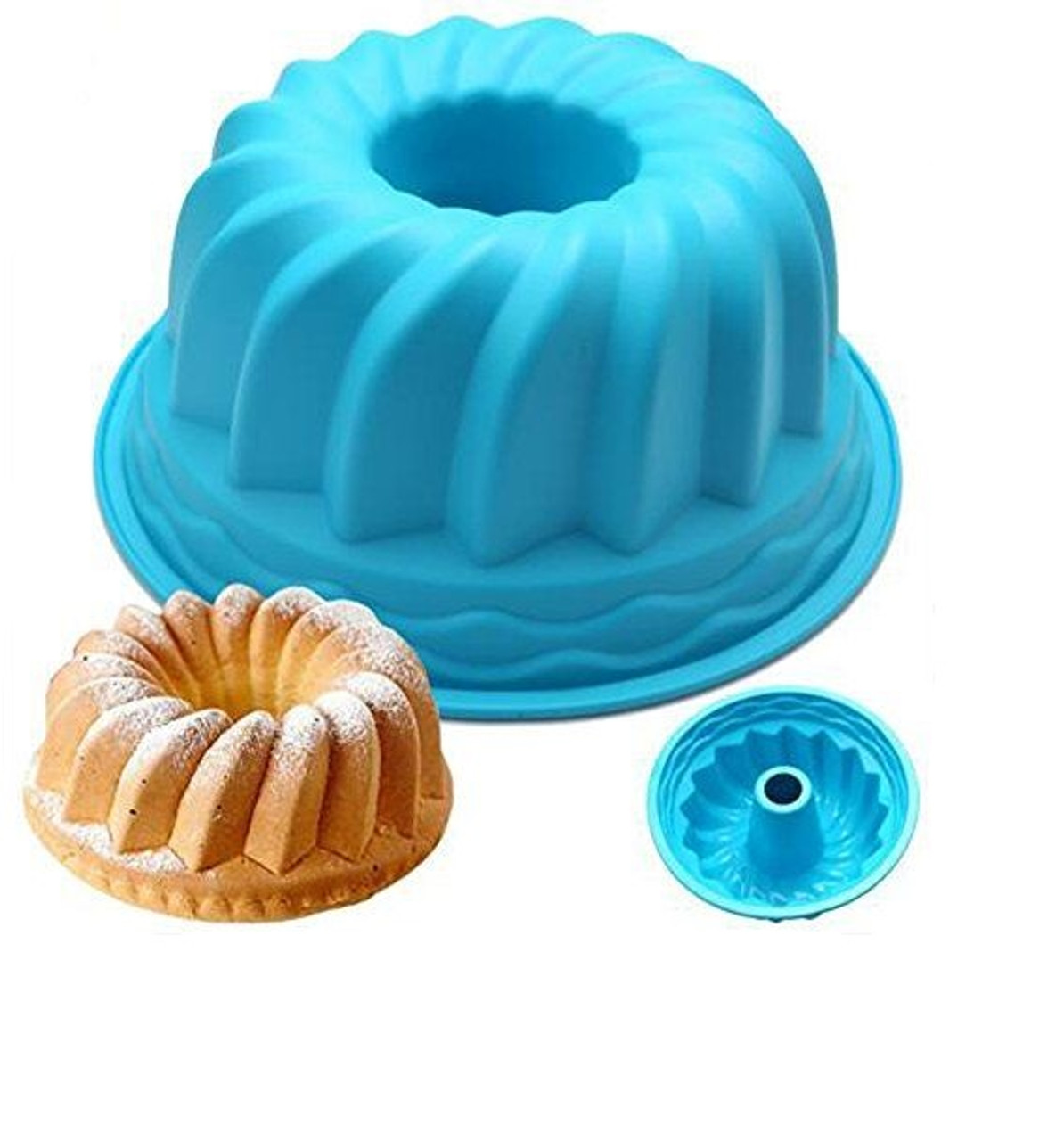 Round Cake Tin Mold, Silicone Tempered Glass Nonstick Removable Bottom Cake  Tray, Toast Mold Baking Tray Kitchen