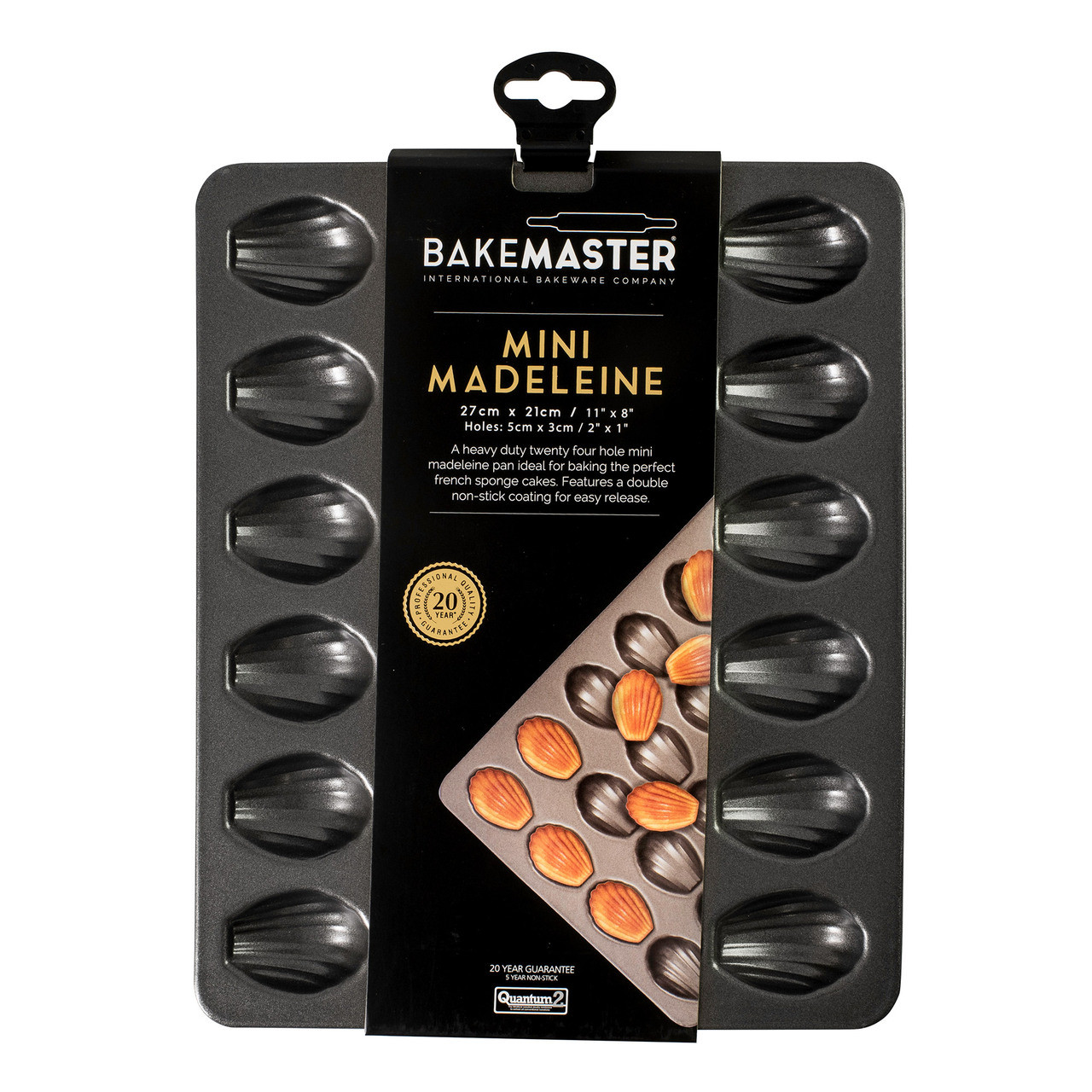 Mini Madeleine Pan 24 Cavity Bakemaster