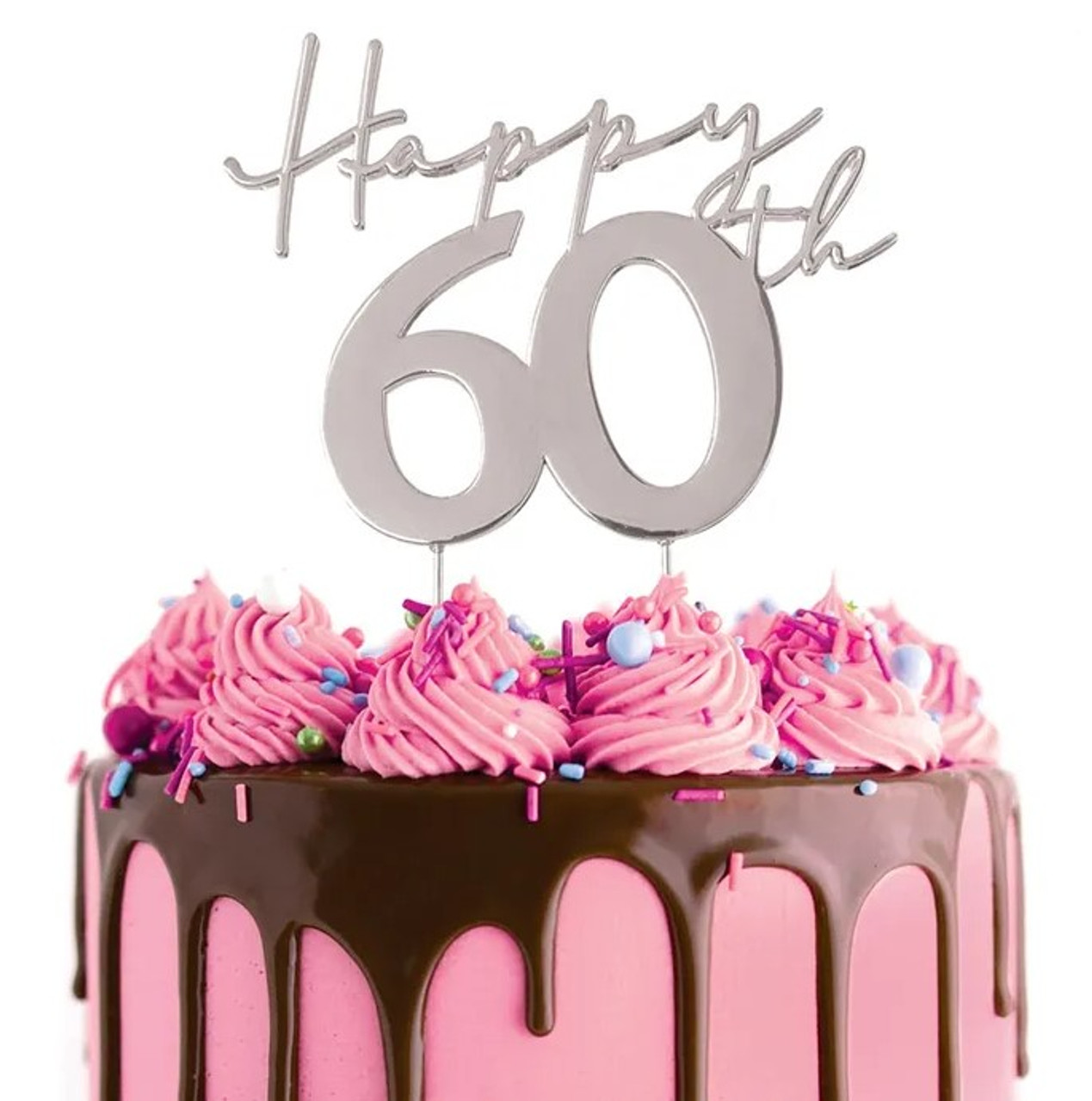 60 Never Looked So Good Cake Topper 60th Birthday Party Decorations Many  Color Glitter Cake Accessory Anniversary Decor Supplies - Cake Decorating  Supplies - AliExpress