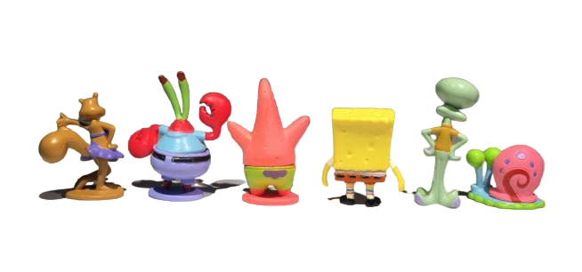 spongebob cake toppers png